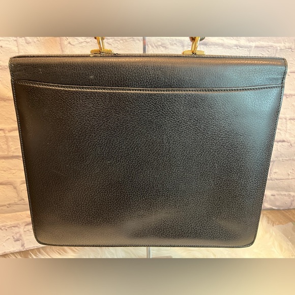 NEW ARRIVAL: Vintage GUCCI Bamboo Handle Briefcase - Picture 7 of 13